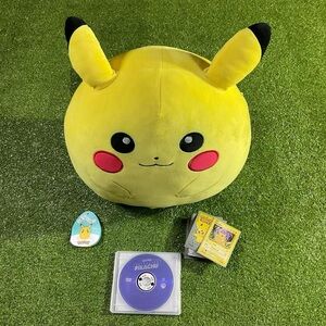 Pokémon 2023 Pikachu Squishmallow 20 inch Plushie Bundle